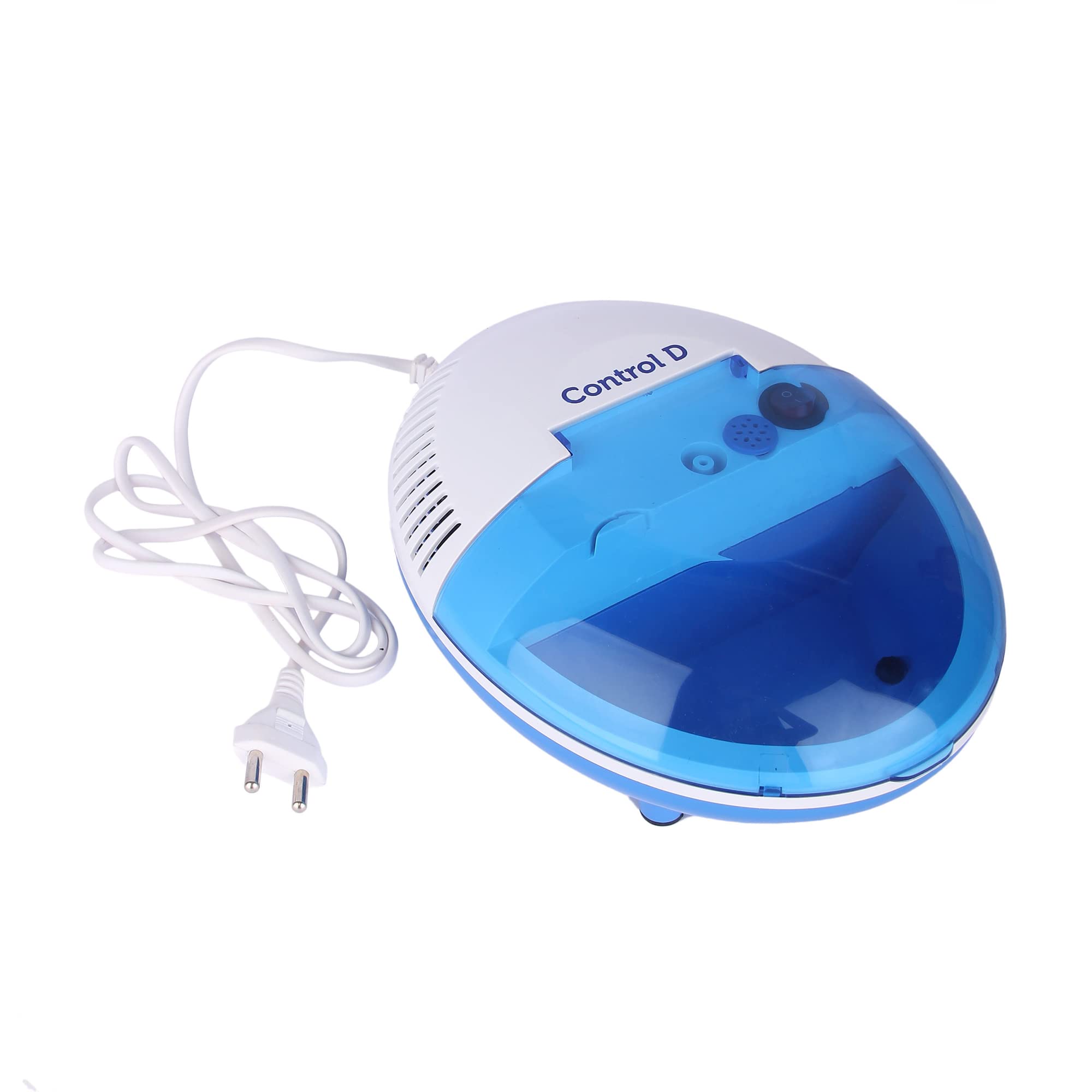 Control D Prime Nebulizer with Complete Kit for Kids & Adults Nebulizer with 1 Year warranty (White,Blue)