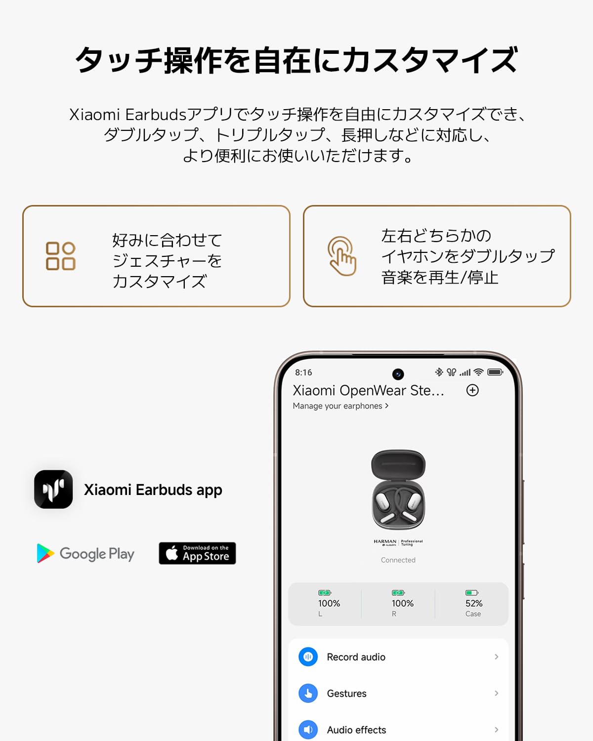 XIAOMI OpenWear Stéréo Pro Graphite Noir