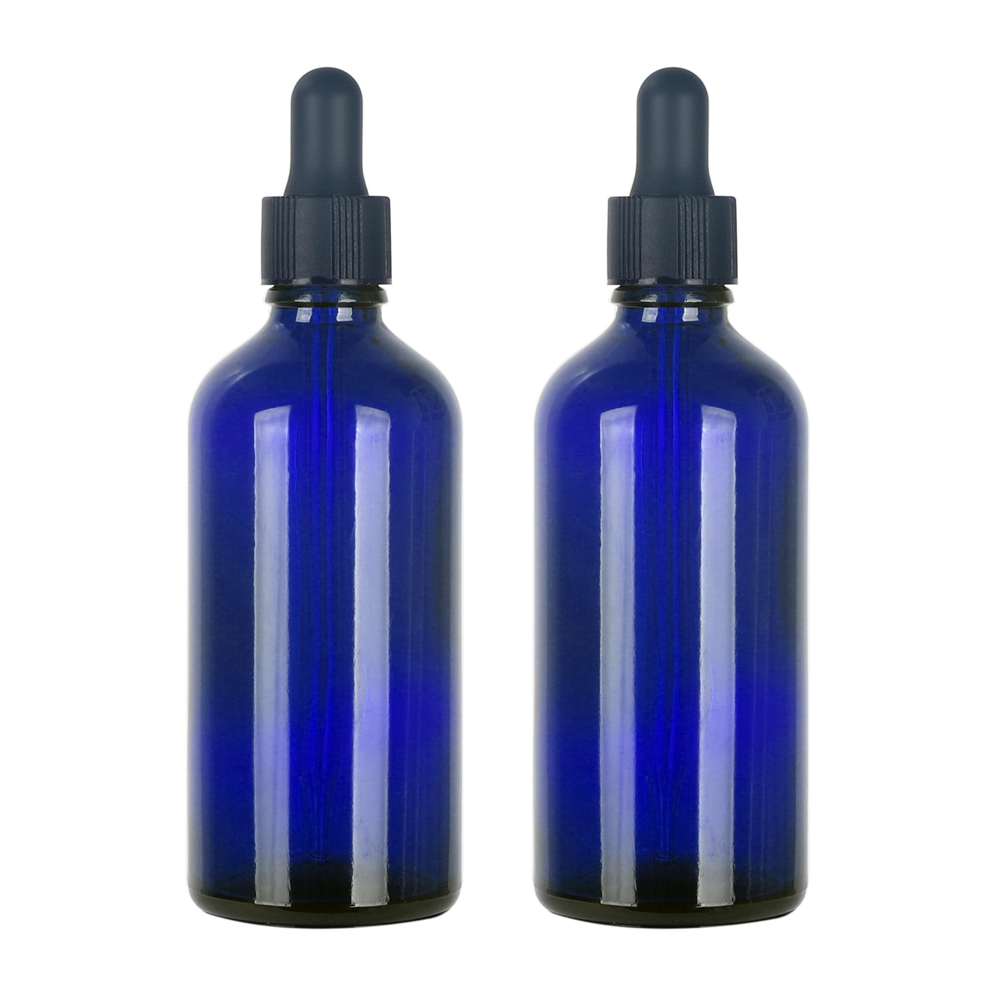 Magic Season Essential Oil Bottles - Blue / 100ml with Droppers / 2 Pcs