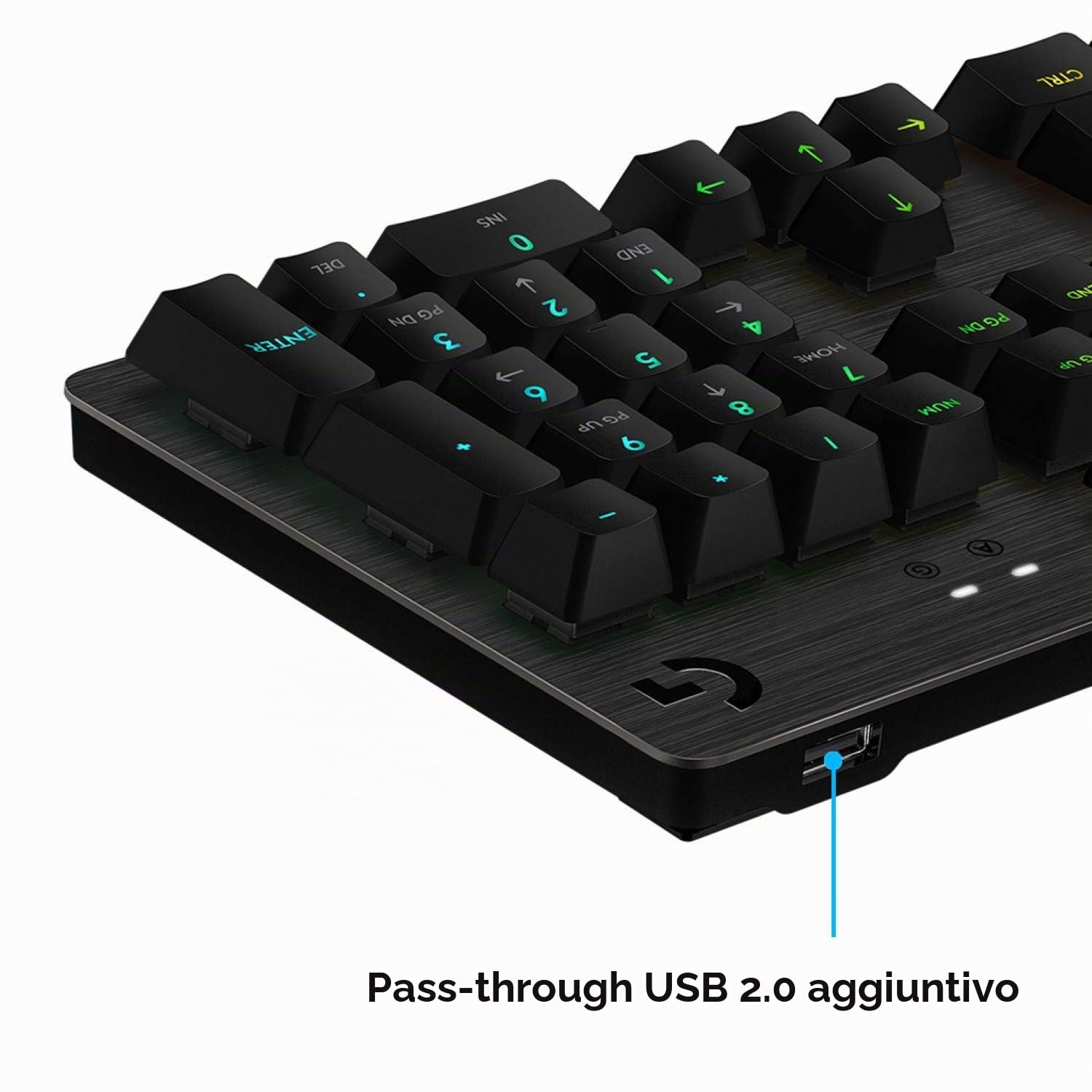 Logitech G G513 Tastiera Gaming Cablata - QWERTY US INT'L