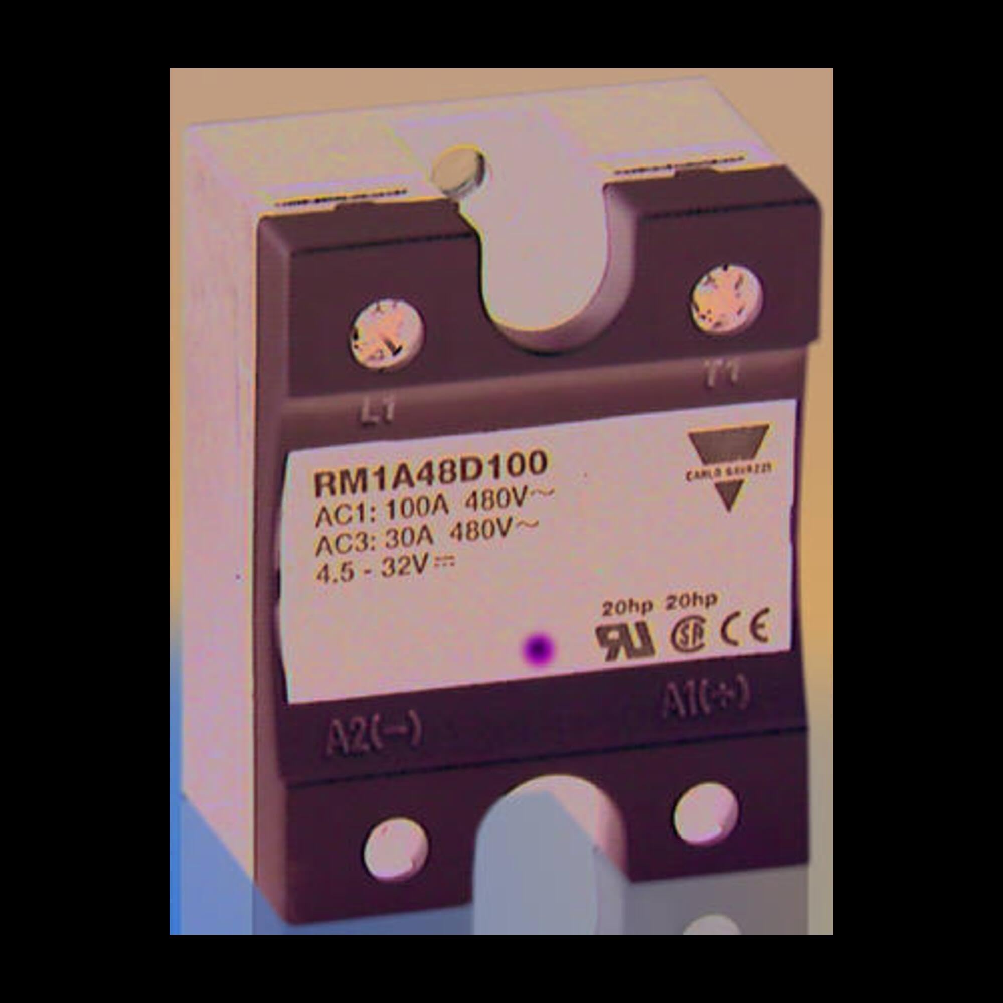 RM1A48D50 - Solid State Relay, SPST, 50 A, 530 VAC, Panel, Screw, Zero Crossing (RM1A48D50)