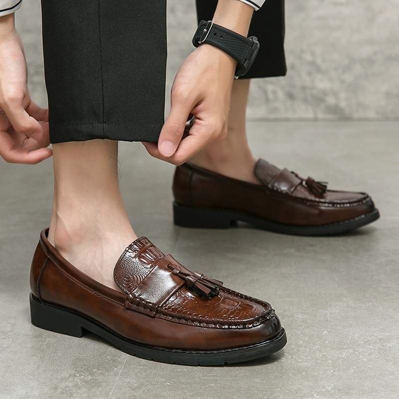 Men's Loafers & Slip-ons Shoes Soft Loafers for Men Moccasins Driving Boat Shoes2