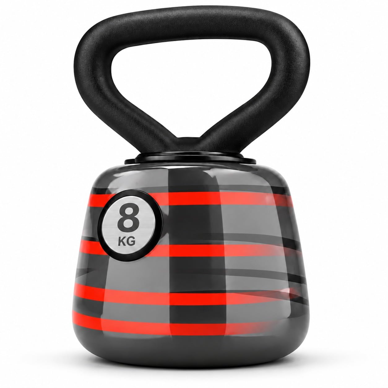 BURAKH Water Filled Kettlebell 8kg, Adjustable Portable Fitness Weight for Home Gym, Strength Training, Core Workouts, Full Body Exercise and Travel