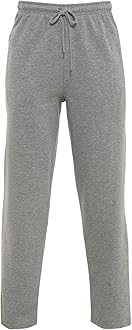 Jogging Pants Mens Tracksuit Bottoms Trousers Casual Mens Joggers for Men UK Zip Pockets Elasticated Open Hem Classic Jog Pants Jog Sweatpants Sports Joggers