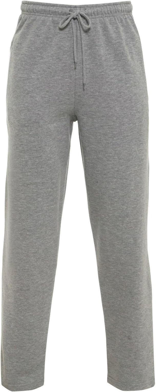 Jogging Pants Mens Tracksuit Bottoms Trousers Casual Mens Joggers for Men UK Zip Pockets Elasticated Open Hem Classic Jog Pants Jog Sweatpants Sports Joggers