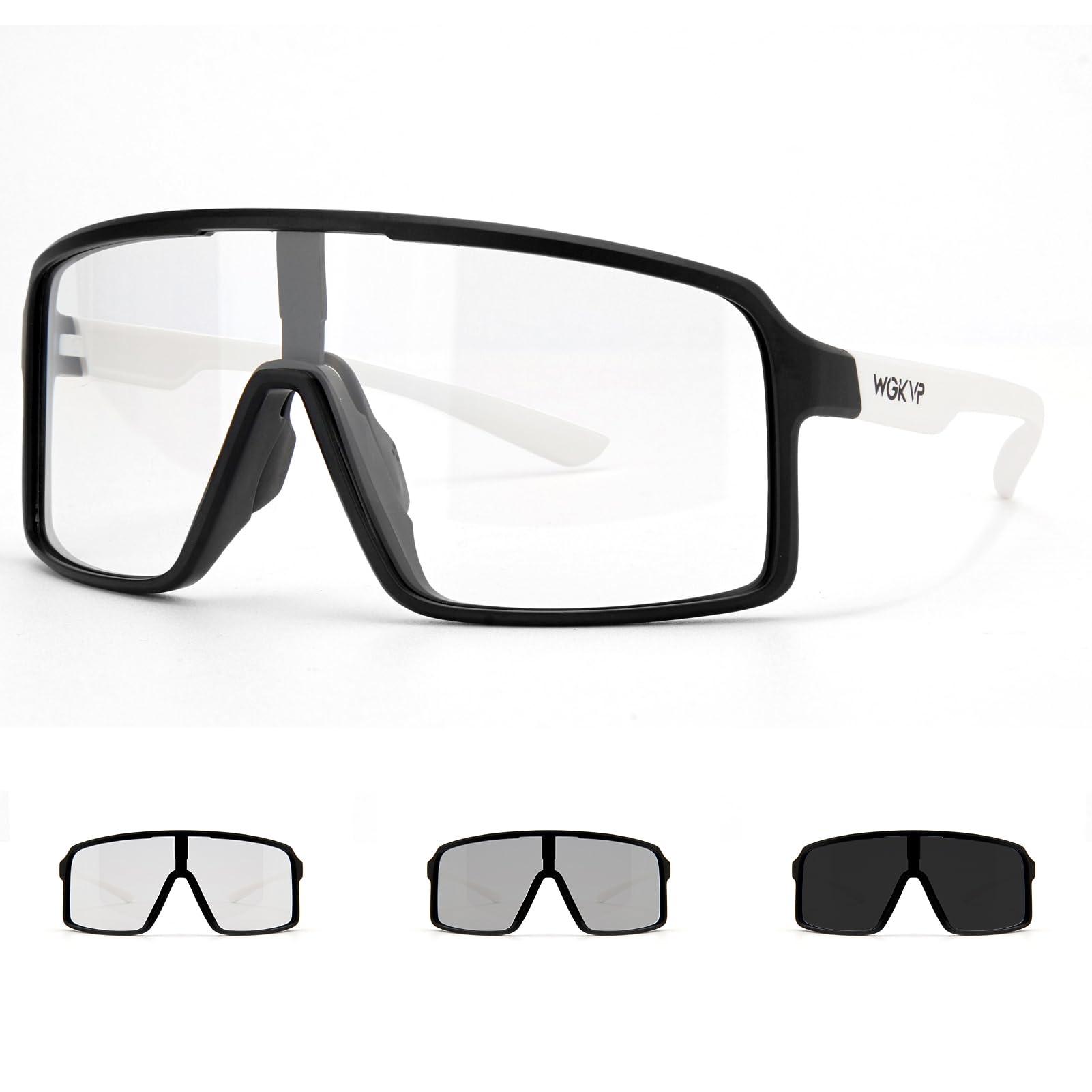 Occhiali da ciclismo fotocromatici da uomo, sportivi, da donna, per corsa, bici, golf, bicicletta, protezione UV400