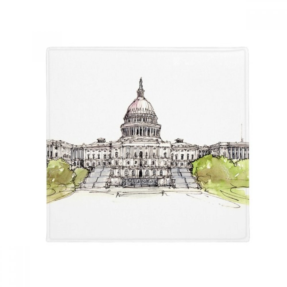 Cadeau original tapis Capitol États-Unis multicolor 50x50cm pour la maison
