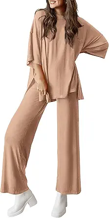 PRETTYGARDEN Two Piece Sets For Women Summer Fashion Lounge Matching Set 2025 Travel Vacation Airport Outfits Clothing