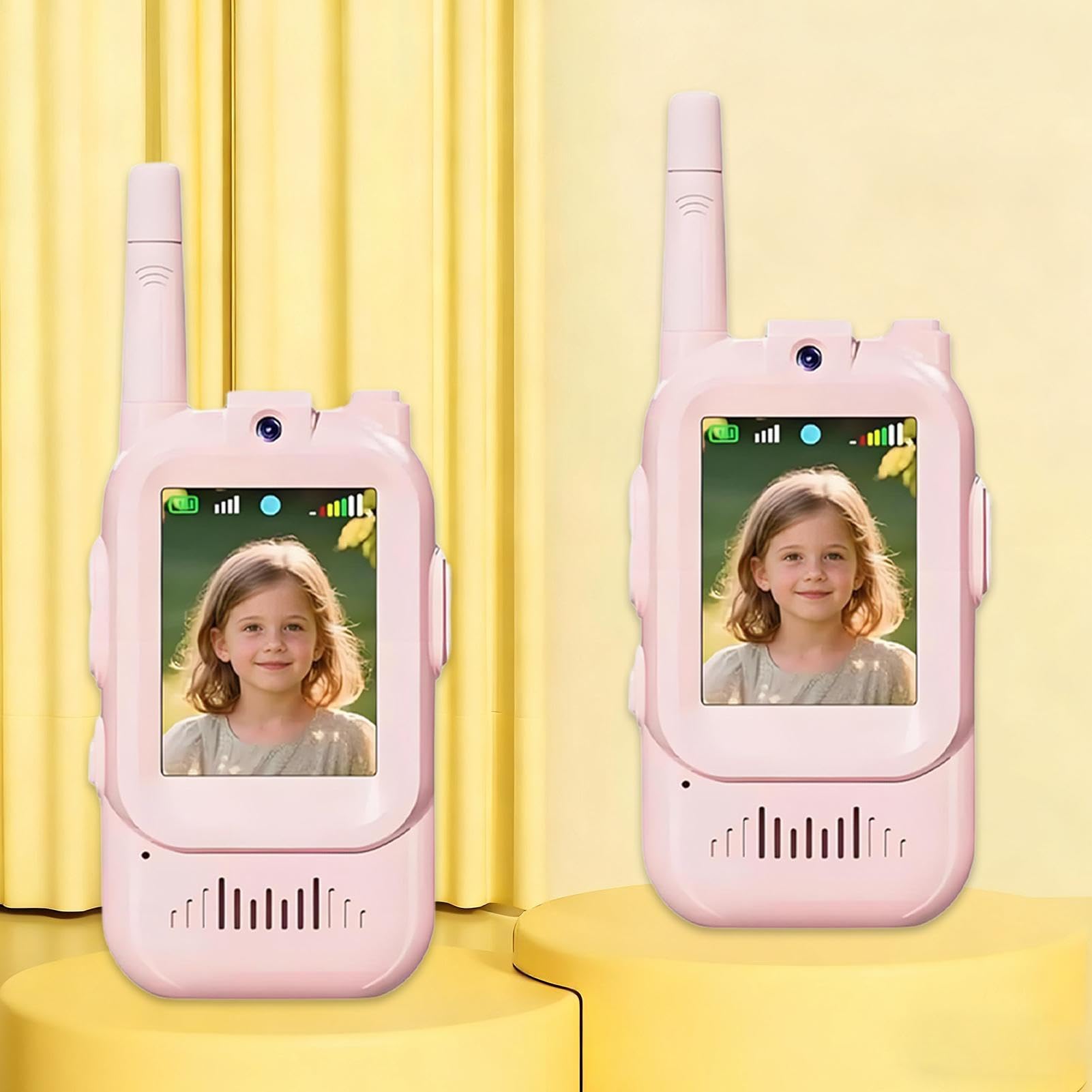 Walkie Talkie Video Per Bambini Portatile Interfono Giocattolo da Esterno