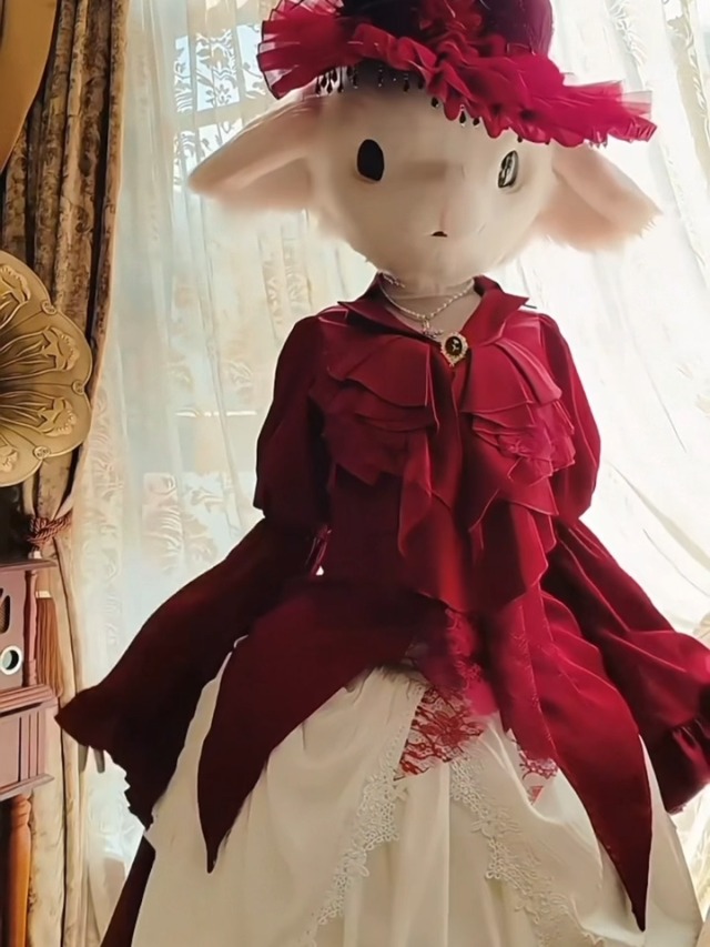 BLESSUME Victoriaanse Steampunk Kant Jabot Manchetten Set Kostuum Accessoire, Grote Zwarte Jabot Manchetten Set, One Size