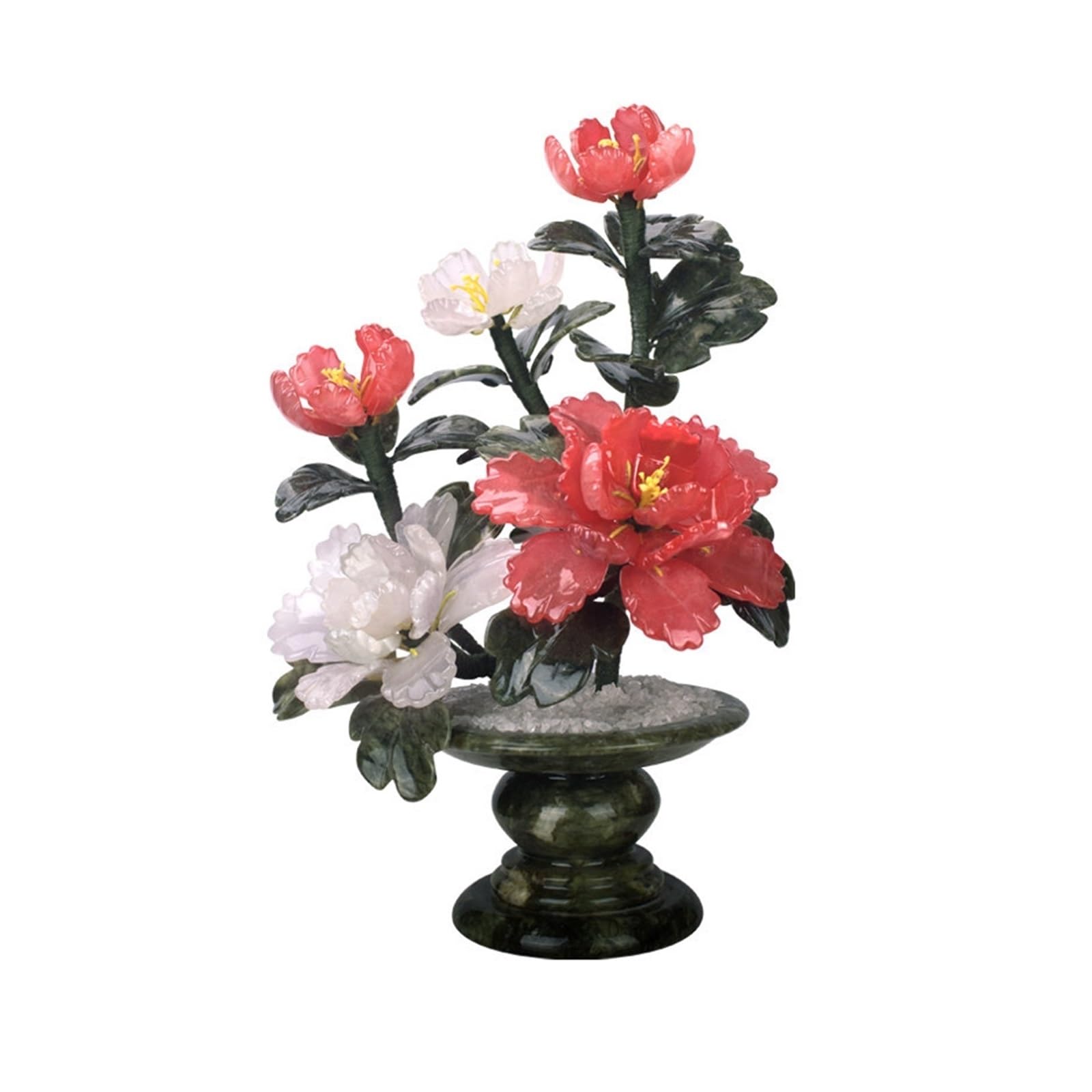 Fake Plant Fake Tree Pot Ornaments Bonsai Jade Peony Flower