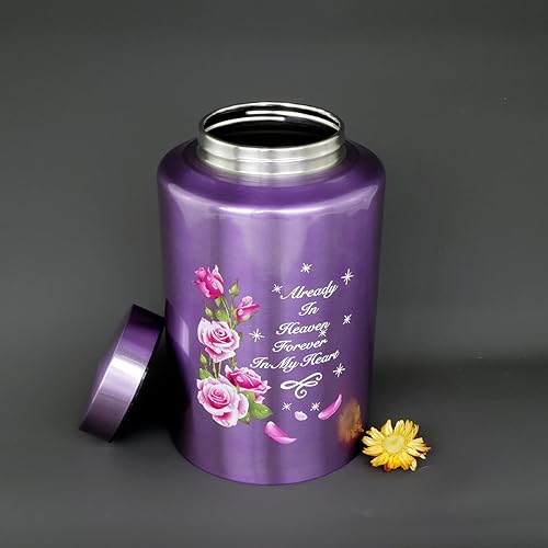 Miniatura 3 de Urnas de cremación grandes de hasta 220 libras para cenizas humanas adultas urna decorativa para cenizas masculinas femeninas con bolsa de