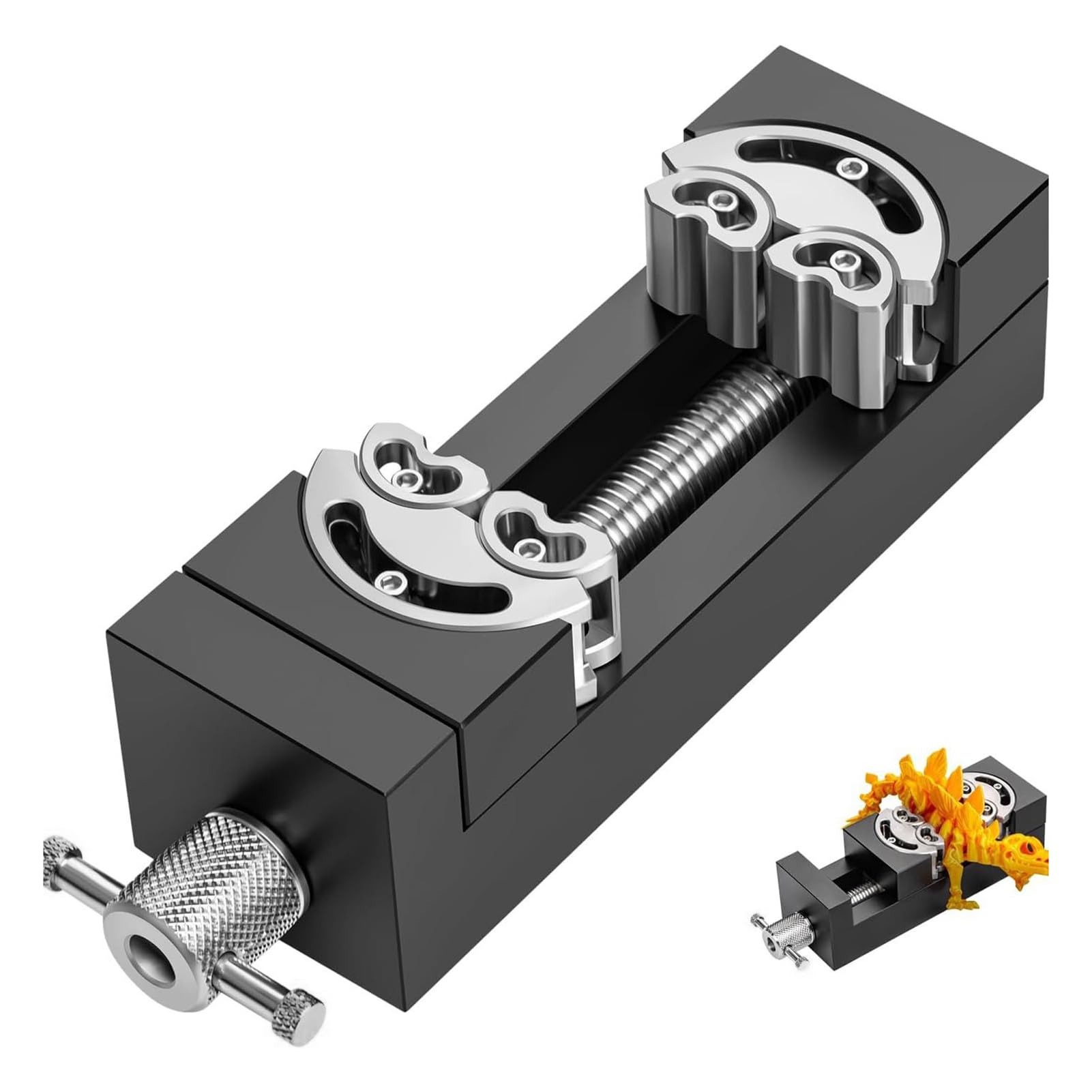 Keenso Mini Vise Gripper Compact Durable Clamp for Jewelry Making (Vise