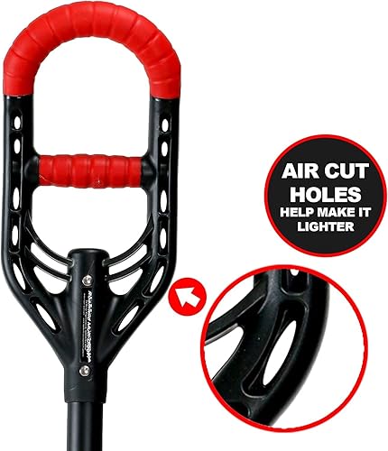 Miniatura 3 de Roamwild Multi-Digger Garden Long Spade 49  Pala de cabeza de flecha de excavación de fibra de vidrio reforzada ligera con tecnología única de doble