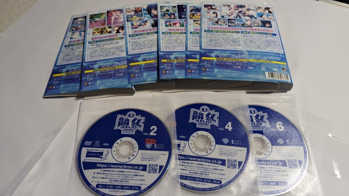競女!!!!!!!! TV版全話＋OVA全話 コンプリートBOX 競女!!!!!!!! 全6巻