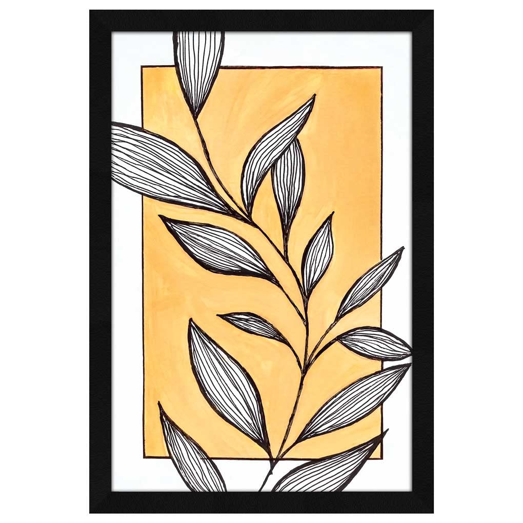 ArtX Paper Flower Vase Wall Painting - Multicolor -13 ArtX Paper Flower Vase Wall Painting - Multicolor -13