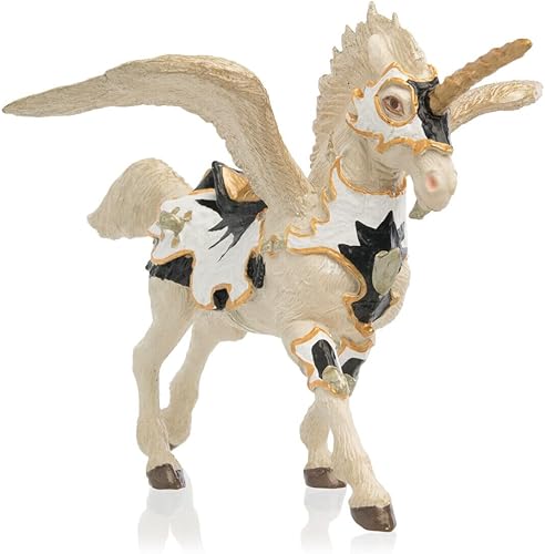 Papo Juego Pegasus de unicornio blanco y negro