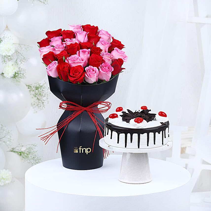 FNP Blush Pink Roses Bouquet – Wedding Gift for Bride | Gentle Symbol of Love-image-42