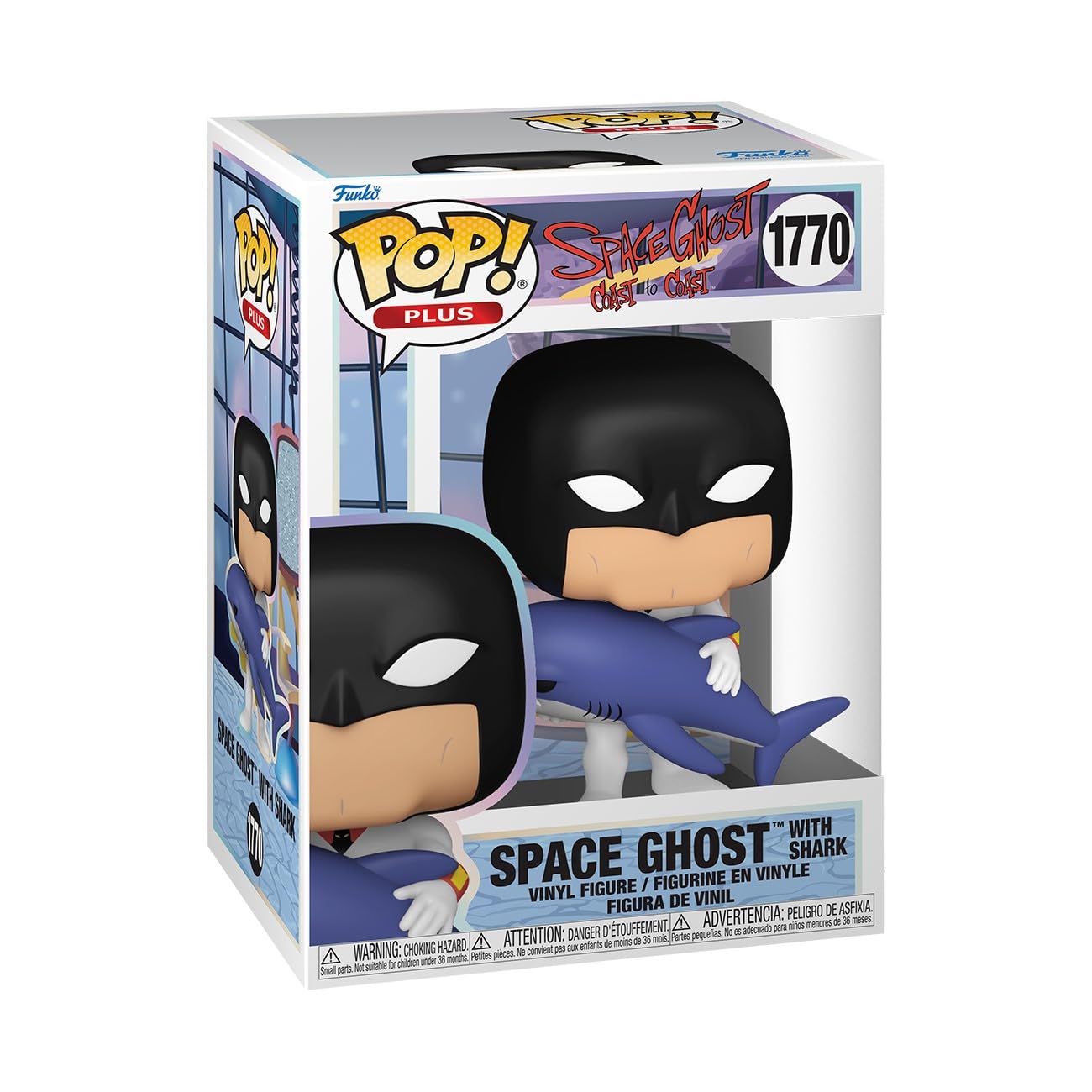 FunkoPop! Plus Animation: SGCtC - Space Ghost with OKS - Space Ghost Coast to Coast - Vinyl Collectible Figure - Gift Idea - Official Merchandise - Toy for Children and Adults - Cartoon Fans