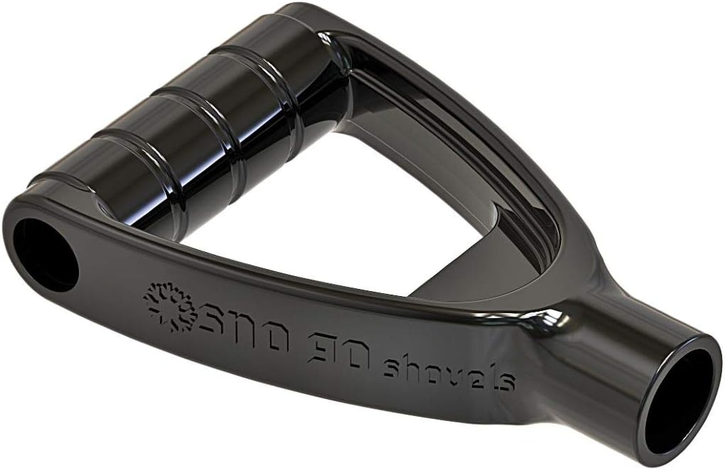 review SNO GO Snow Shovel with 32” Wide Plow Scoop for Driveway and Side Walks | Snow Pusher with Durable D-Handle | Prime Polyethylene Plastic | 100% Made in The USA