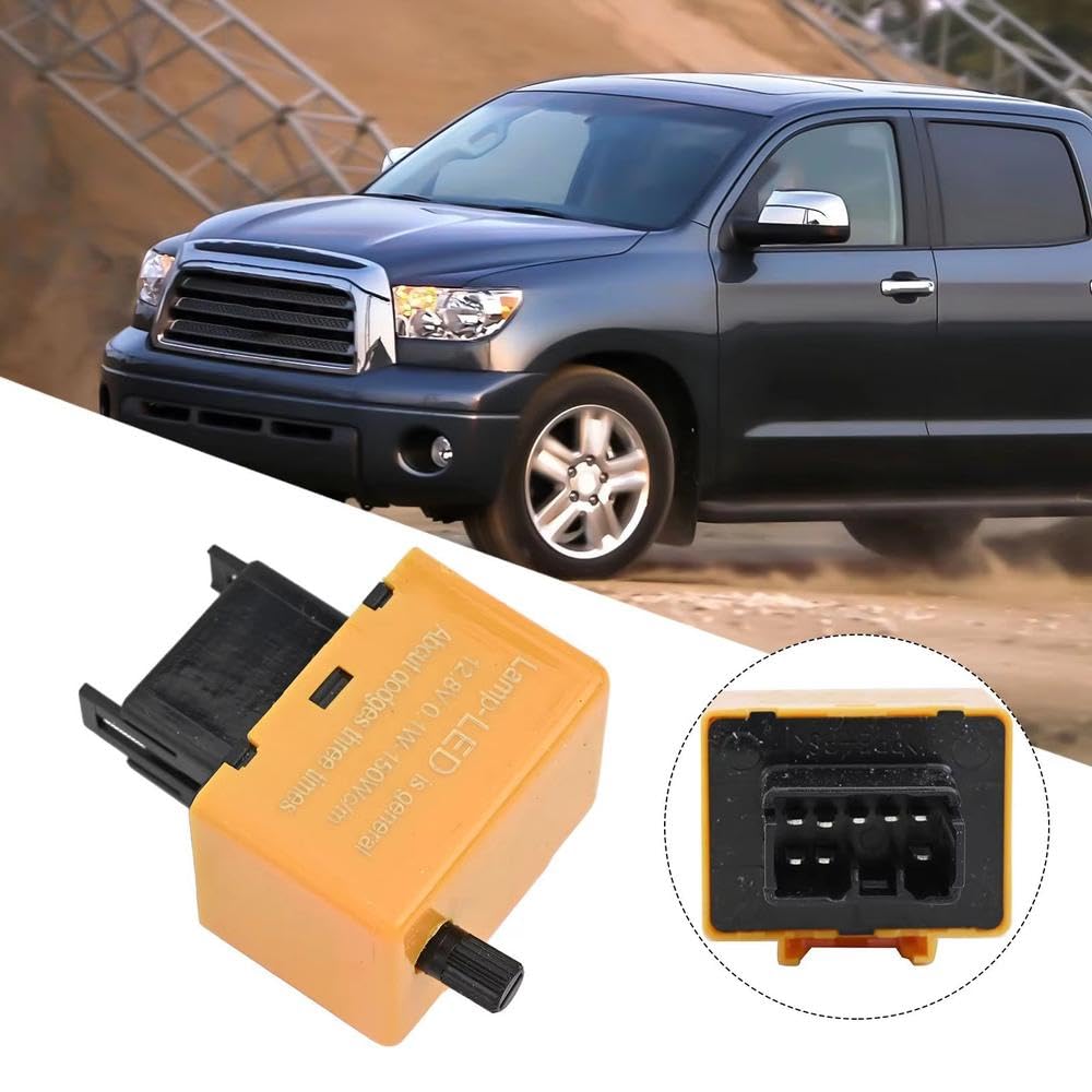 Relé Intermitente LED 8 Pines Iluminación Coche Naranja Piezas Coche