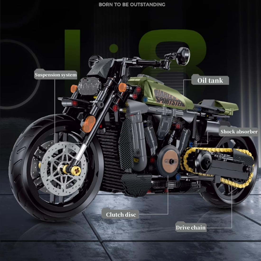 FULHOLPE Motorcycle Building Kits - Image 3
