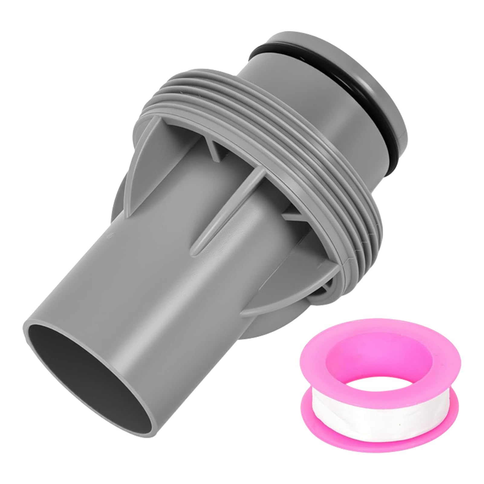 Hose Connector 38 mm for Hoses 1.5 Inch Pool Pump Sand Filter Hose Coupling Hose Connection Hose Adapter E Replacement Hose Adapter for Flowclear, Coleman and Intex P6916 (A)
