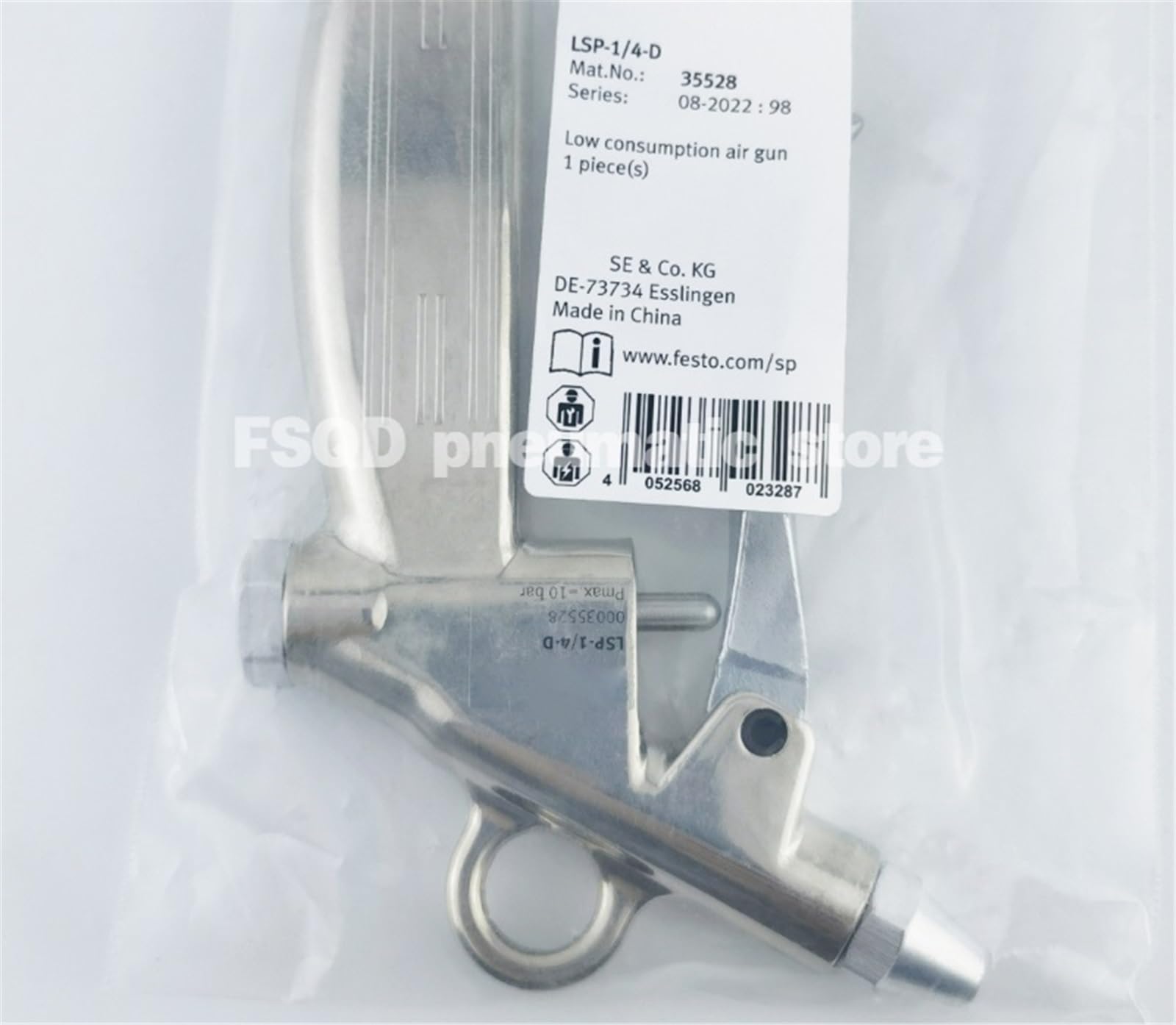 LSP-1/4-D 35528 LPZ-RG-150-B 565317 Pistolas de Aire de bajo Consumo, Boquilla for Pistola de Aire con Tubo Recto, Almacén neumático(LSP-1-4-D 35528)