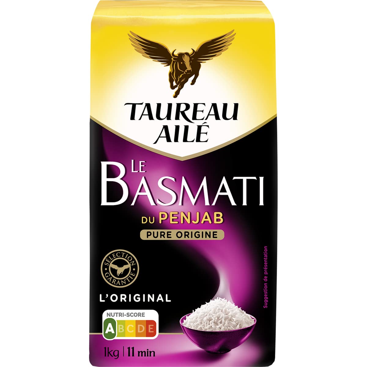 Set da 3 pezzi * * Toro Ala Basmati Riso Penjab Pura Origine 1 kg
