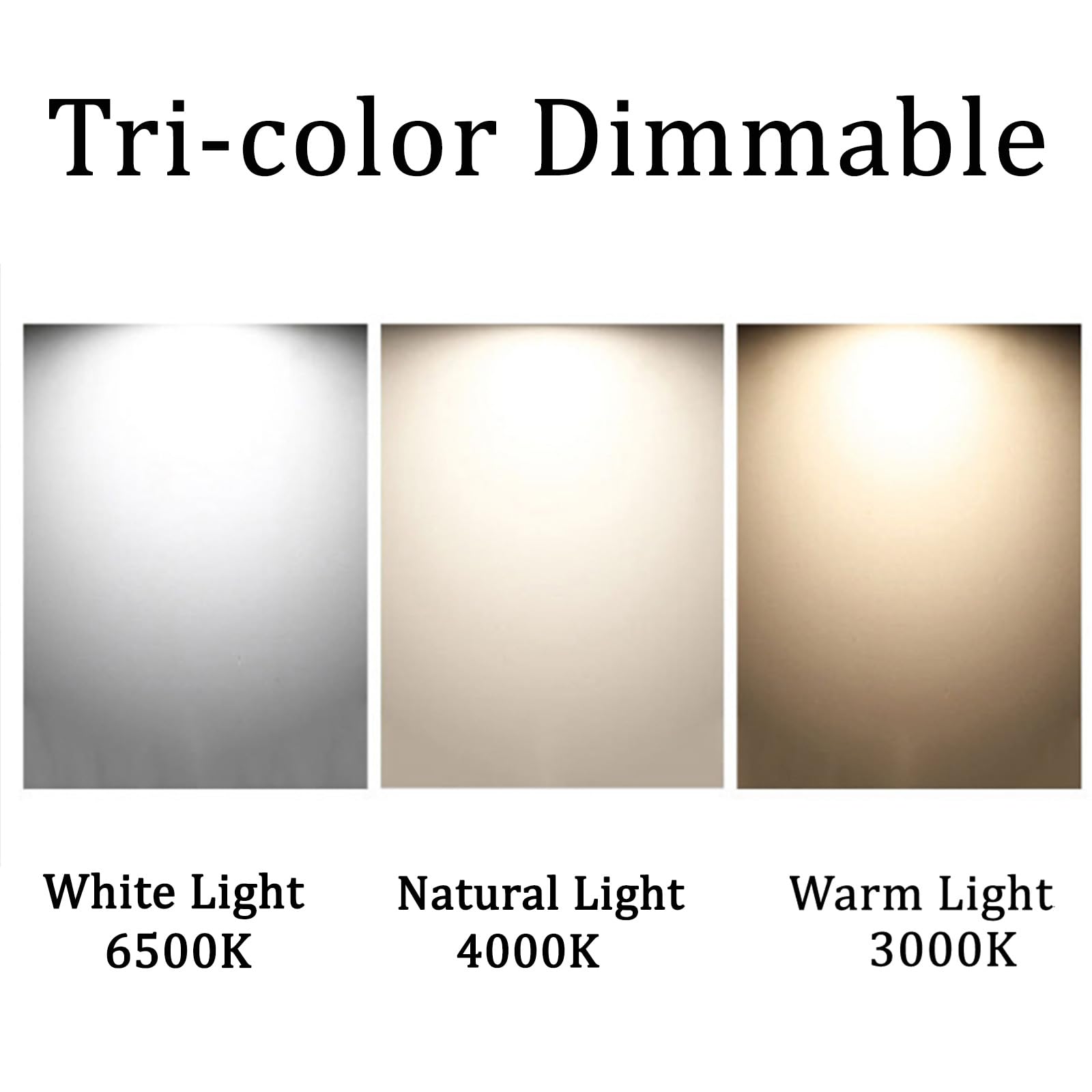Luce da Specchio Bagno LED Ricaricabile Applique da Parete con Controllo Touch 3 Temperature di Colore Iluminazioni per Pareti 240° Girevole Lampada da Parete Camera da Letto Soggiorno (Nero,40cm)