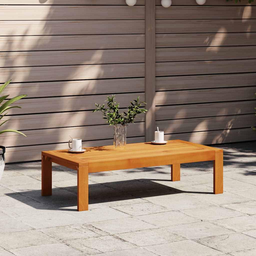vidaXL Table de Jardin 100x50x27 cm Bois d'acacia Solide, Table Basse d'Extérieur