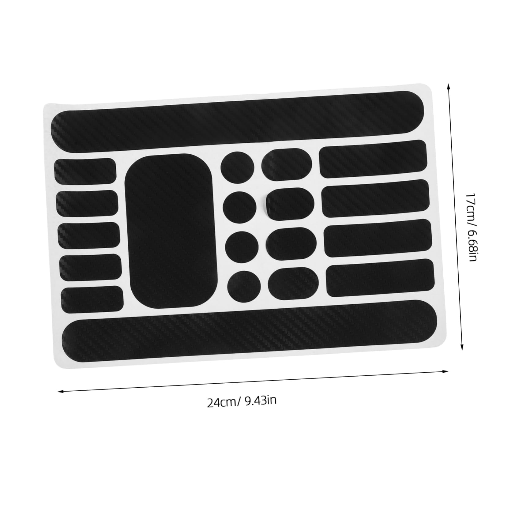 ibasenice 1sheet Bike Chain Stickers -Scratch Bike Frame Decals Compatibility Adhesive Chain Protectors Frame Tape Guards