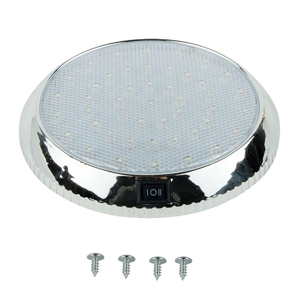 Luce Soffitto 12V 46 LED auto caravan interne ON/OFF - Luci per camper, roulotte, rimorchi, barche, veicoli marini