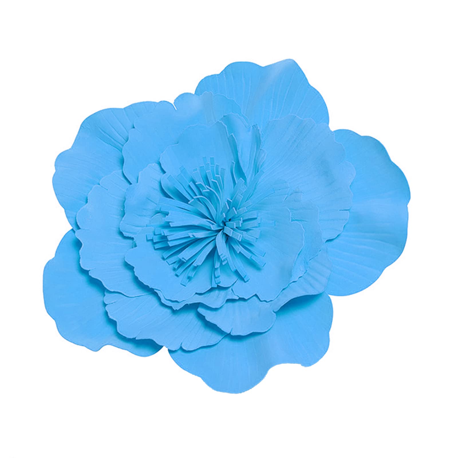 Glanhbnol Women's Blue Flower Fascinator Hat Large Flower Hats For Large Flower Headband Costume Headpiece Flower Fascinator Headband Large Flower Headband