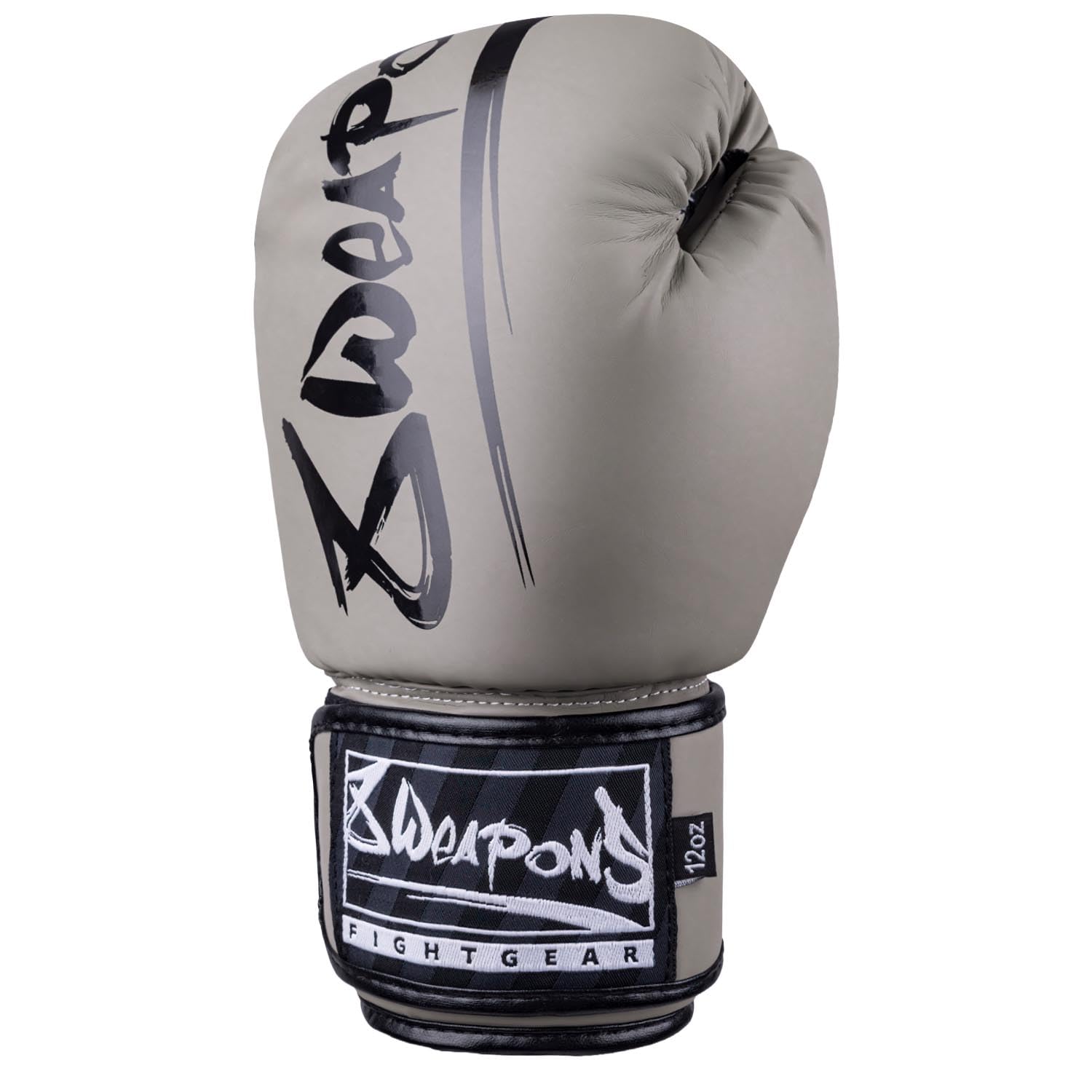 8 WEAPONS Boxhandschuhe Unlimited 2.0, Sand-schwarz, Training, Sparring und Wettkampf, Kunstleder, Perfekte Dämpfung und stabile Nähte, Handschuhe für Muay Thai, K1, Boxen, MMA und Kickboxen