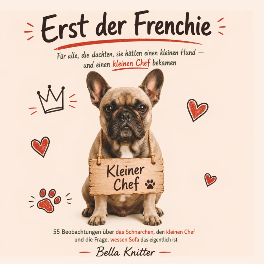 Erst der Frenchie: Lustiges Geschenkbuch für Französische-Bulldoggen-Besitzer | Geschenkidee für Hundeliebhaber | Geburtstag | Weihnachten
