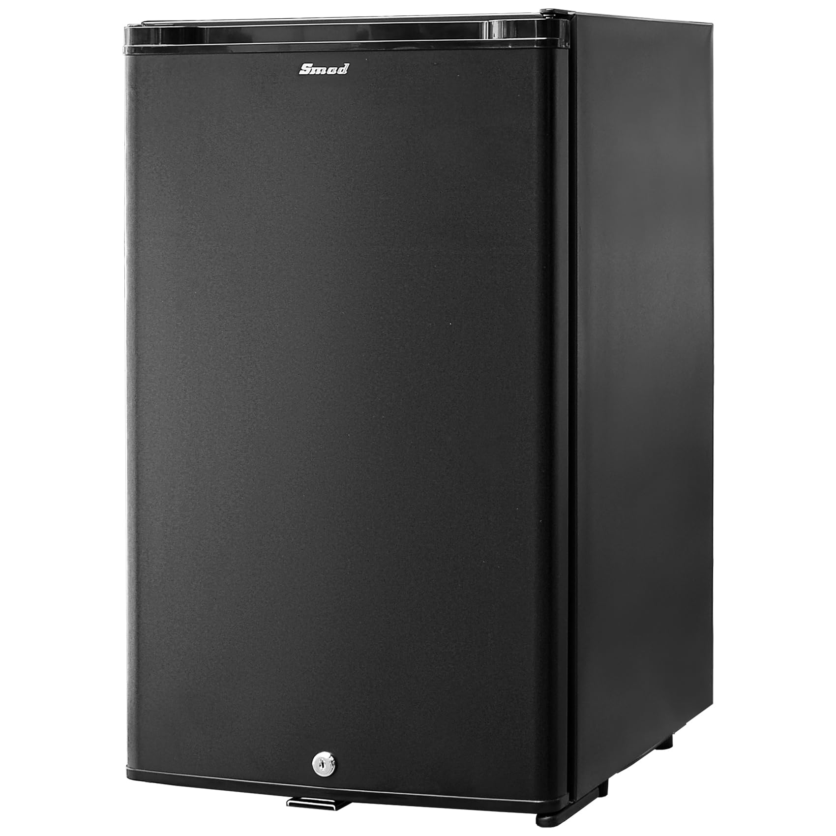 Smad Frigo 12V Camper, Mini Frigorifero Portatile 12V 220V, Silenzioso, Frigorifero Piccolo per Auto Camper Camera Ufficio Hotel, 50 Litri, Nero