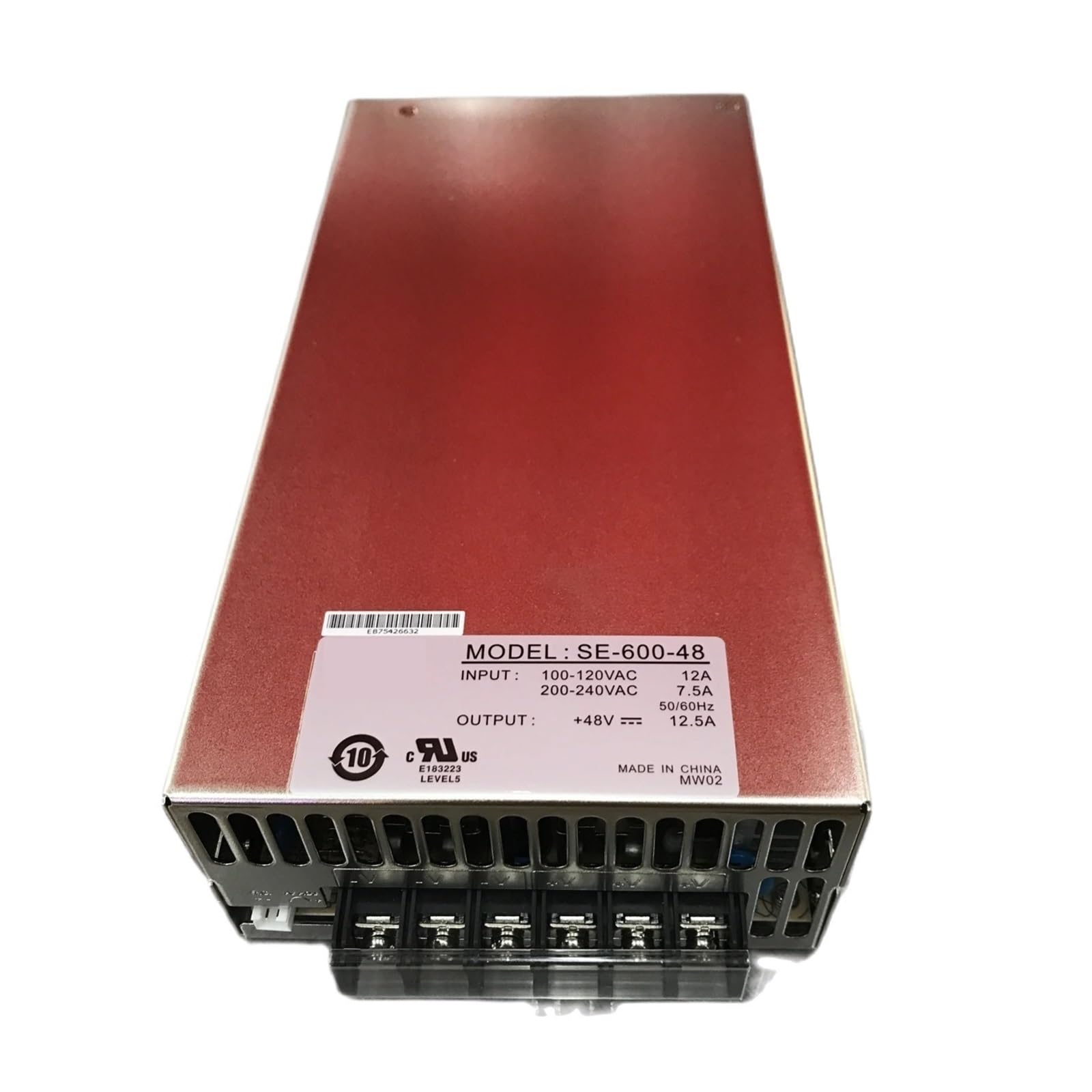 XDDQWSWA SE-600-48 600W 48V 12.5A 600W Single Output Power Supply