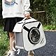 Haustier-Tragerucksack, Oxford-Tuch, faltbar, Anti-Escape-Haken, 46 x 28 x 28 cm (schwarz)