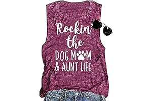 Dog Mom Shirts for Women: Rockin' the Dog Mom and Aunt Life