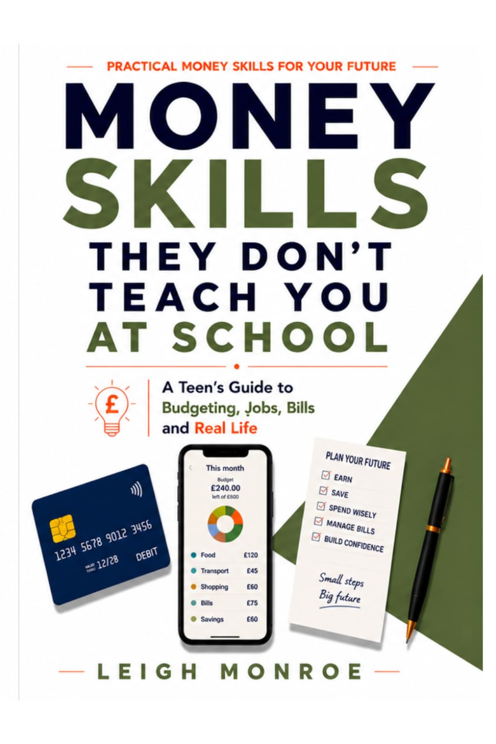 Money Skills They Don't Teach You At School: A Teen's Guide to Budgeting, Jobs, Bills and Real Life