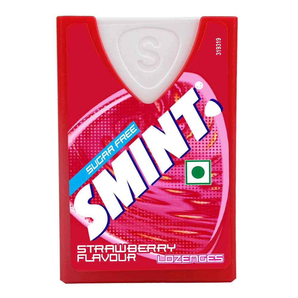 SMINT , Sugarfree Strawberry Flavour Lozenges Pack 6.4 Grams