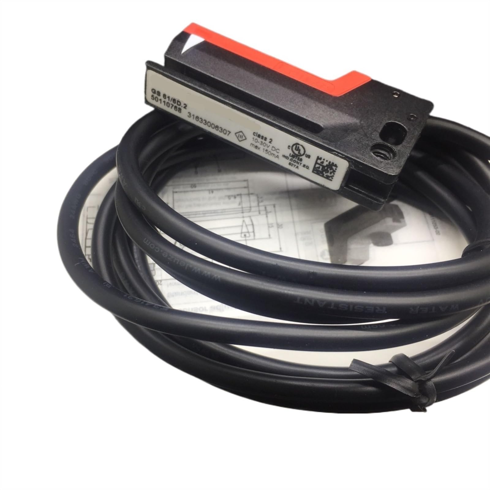 QAZXSEMUI 1pc GS61/6D. 2 Label Sensor Photoelectric Switch