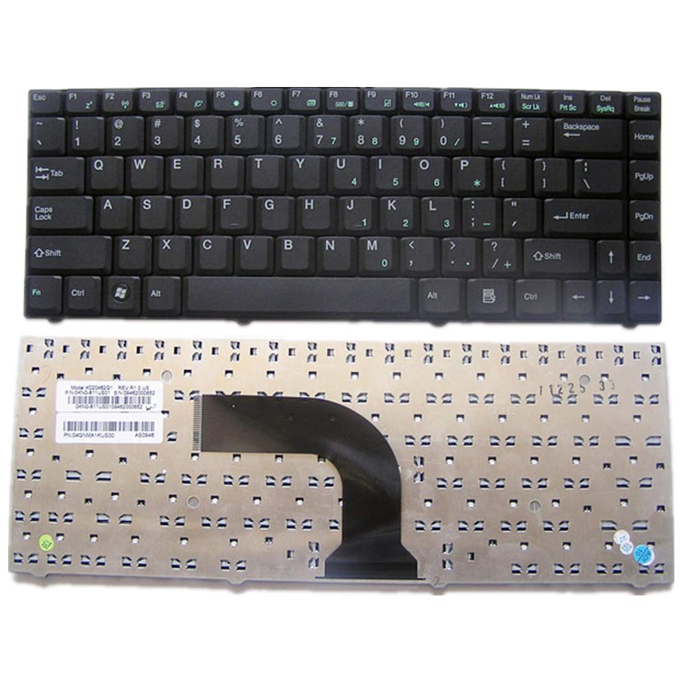 fqparts Laptop Keyboard For ASUS VX VX1 VX2 VX2S VX2Se VX3 VX5 VX7 VX7SX Colour Black US United States Edition