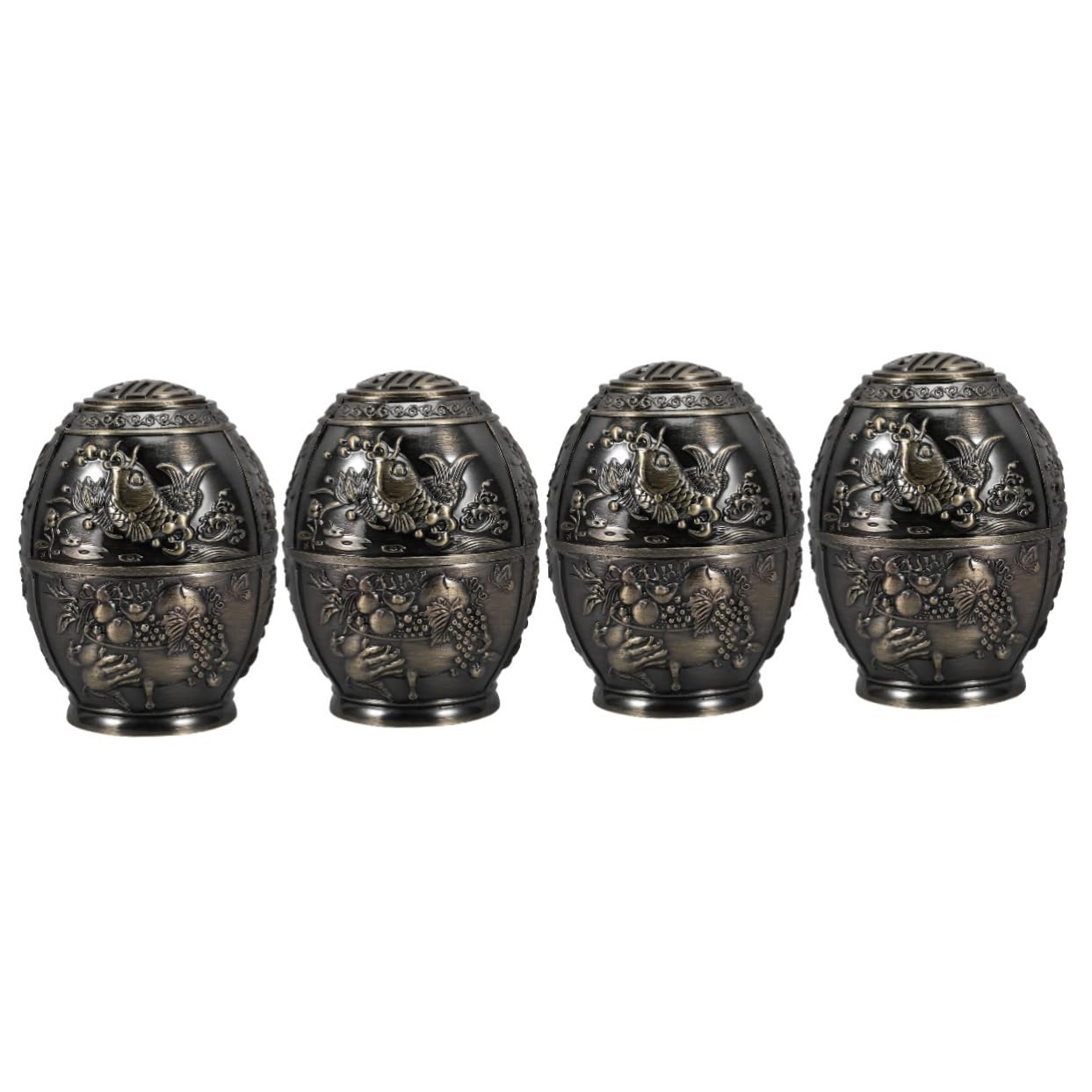 Boîte à cure-dents décorative Amosfun : lot de 4 distributeurs pour tables de réception