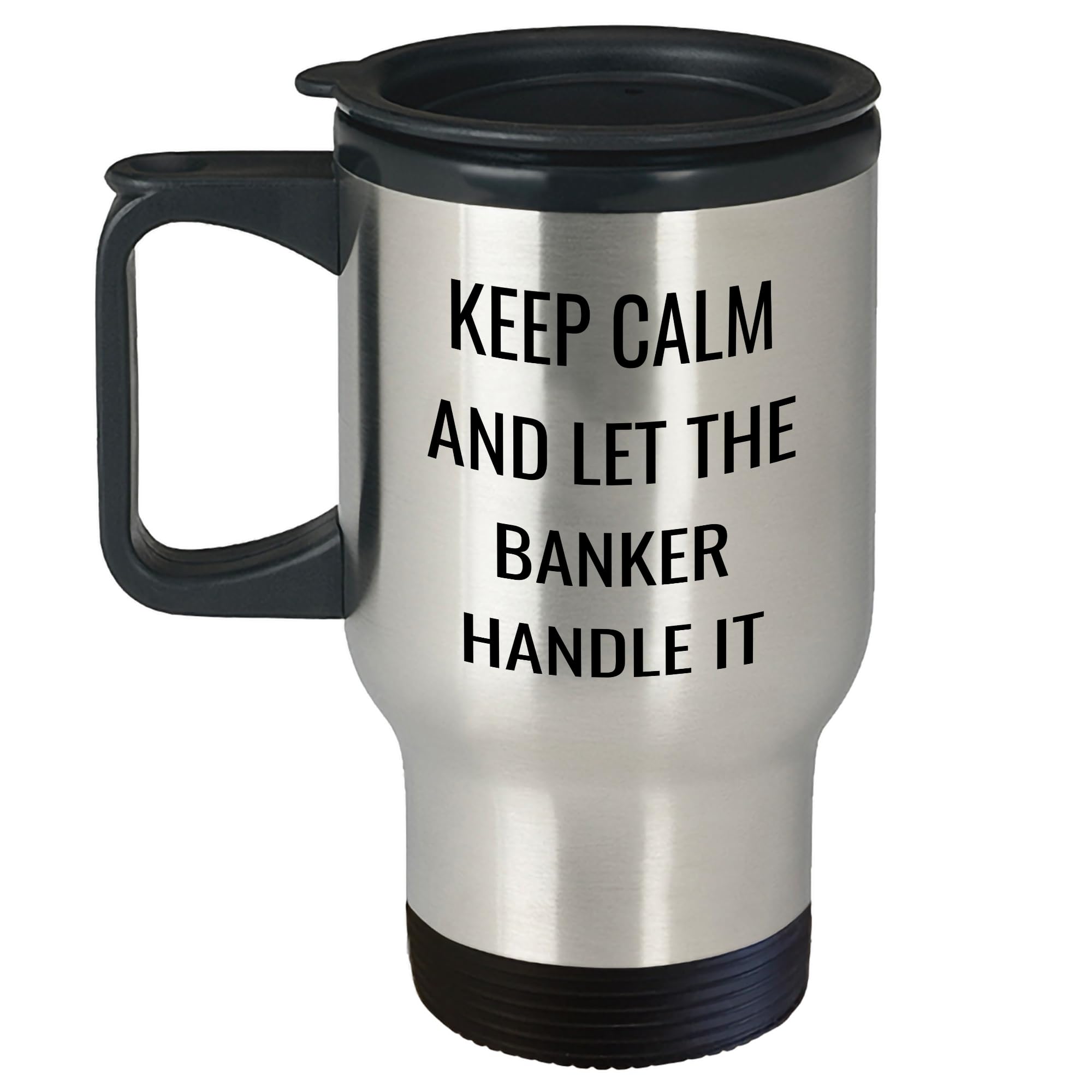 Banker's Christmas Unique Gift — funny ceramic mug from ShopProudGifts