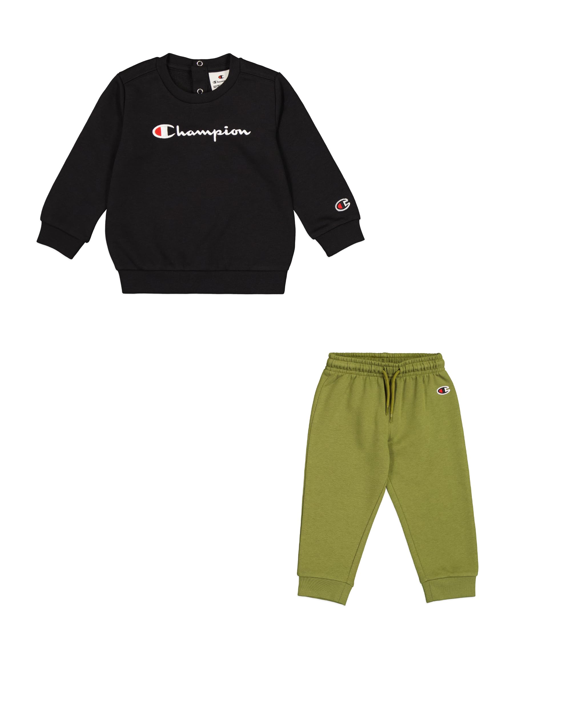 Champion Legacy Script Shop Td (306899) - Ultra-light Powerblend Fleece Crewneck Costume Bébé garçon
