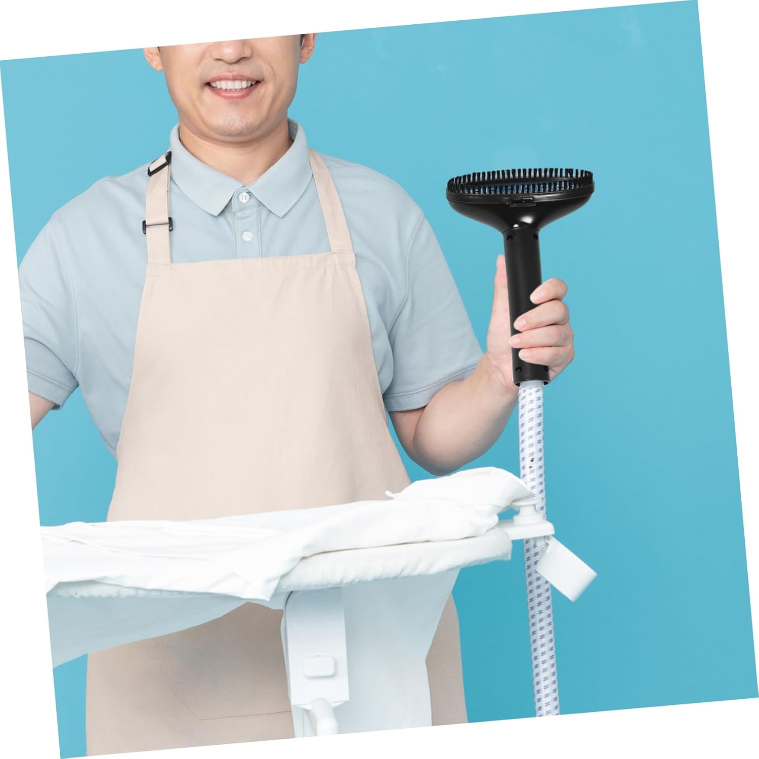 SHINEOFI Garment Steamer Hose with Brush Compatible Steaming Accessory for Home and Travel Use Even Steam Distribution for Wrinkle Removal