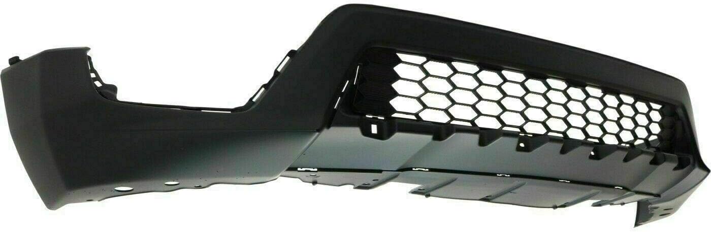 Front Bumper Lower Valance Textured Black + Molding Trim Gray For 2017-2019 Honda Cr-V Direct Replacement 71110TLAA00 71102TLAA00