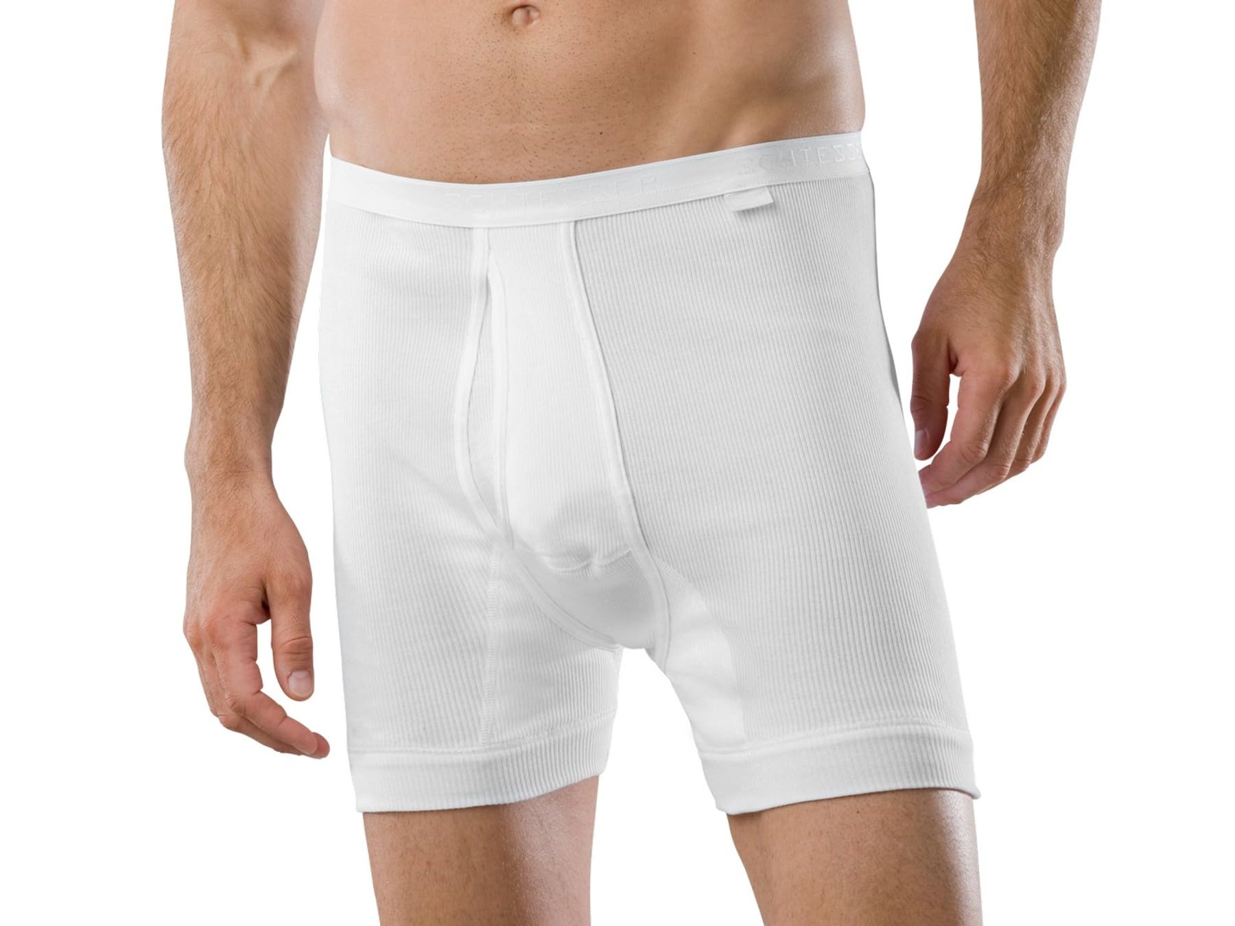 Schiesser Men's Y-fronts Thermal Bottoms, Bianco (Weiss), 9